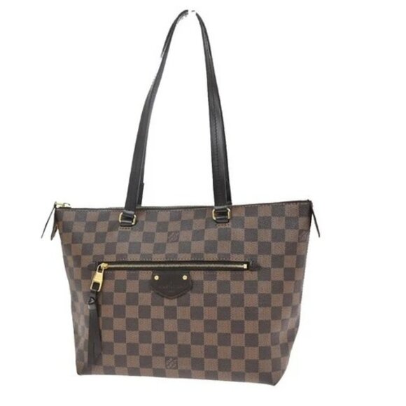 Louis Vuitton Handbags - LOUIS VUITTON LV Iena PM Shoulder Bag Damier Ebene Leather Brown N41012 23EG094
